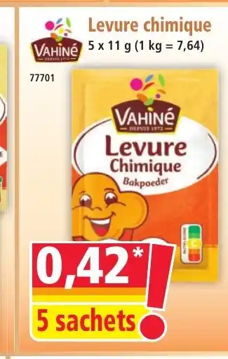 Norma VAHINÉ Levure chimique offre