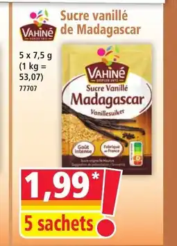 Norma VAHINÉ Sucre vanillé de Madagascar offre