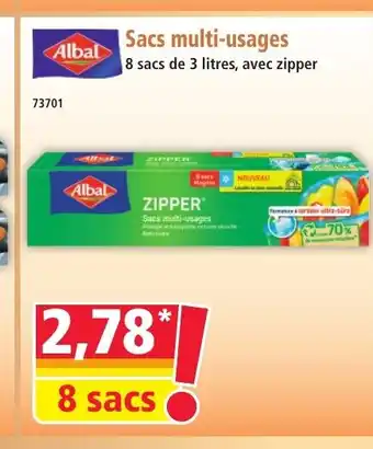 Norma ALBAL Sacs multi-usages offre