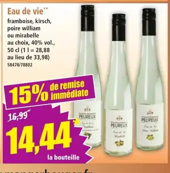 Norma Eau de vie offre