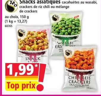 Norma Snacks asiatiques offre