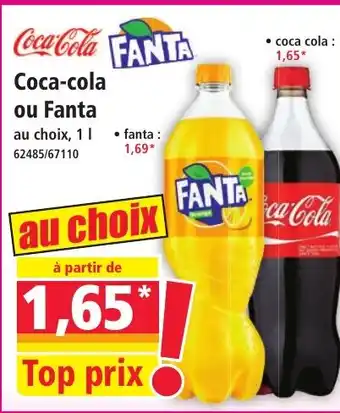 Norma COCA-COLA,FANTA offre