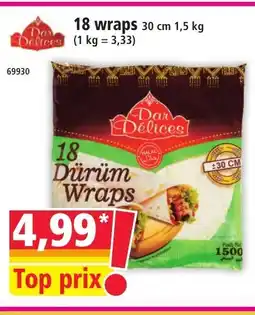 Norma 18 wraps offre