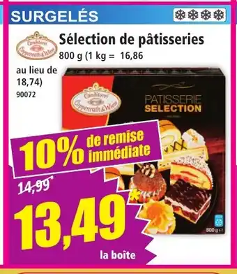 Norma Sélection de pâtisseries offre