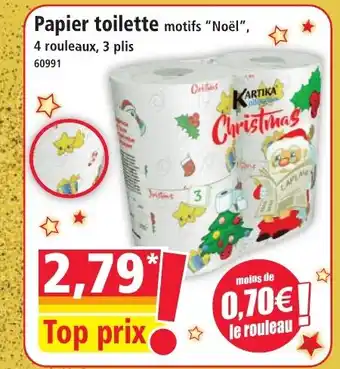 Norma Papier toilette motifs Noël offre