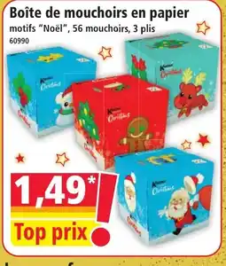 Norma Boîte de mouchoirs en papier offre