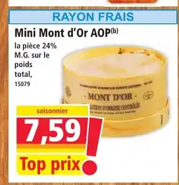 Norma Mini Mont d'Or AOP offre