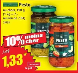 Norma VILLA GUSTO Pesto offre