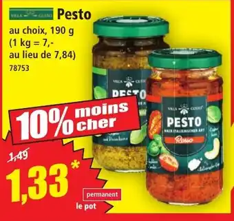 Norma VILLA GUSTO Pesto offre