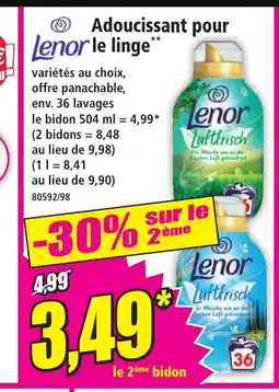 Norma LENOR Adoucissant pour le linge offre