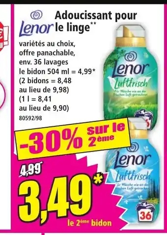 Norma LENOR Adoucissant pour le linge offre
