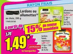 Norma DUFAURE & FILS Lardons ou allumettes offre