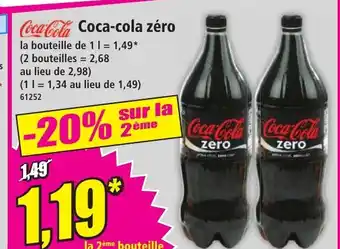 Norma COCA-COLA zéro offre