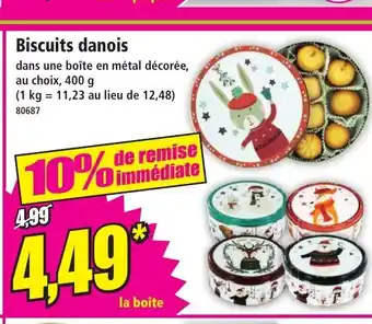 Norma Biscuits danois offre