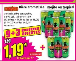 Norma COMPAÑEROS Bière aromatisée mojito ou tropical offre