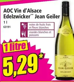 Norma AOC Vin d'Alsace Edelzwicker Jean Geiler offre
