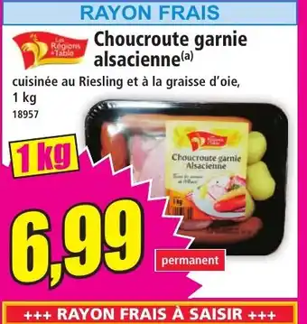 Norma Choucroute garnie Alsacienne offre