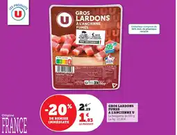 Maximarché Gros lardons fumes a l'ancienne u offre