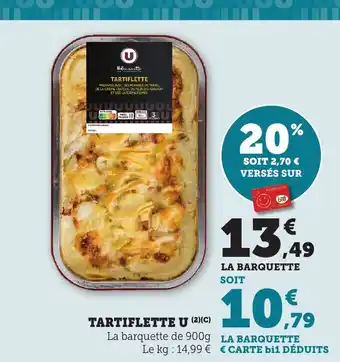 Maximarché Tartiflette u offre