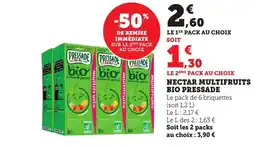 Maximarché BIO PRESSADE Nectar multifruits offre