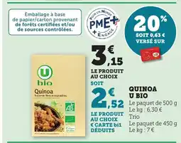 Maximarché Quinoa u bio offre