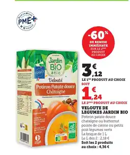 Maximarché Veloute de legumes jardin bio offre