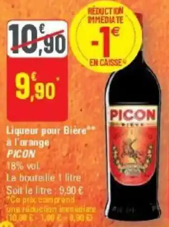 G20 Liqueur pour bière à l'orange picon offre