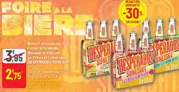 G20 Bière aromatisée cerise et grenade mangue et passion ou citron et citron vert desperados sunlight offre