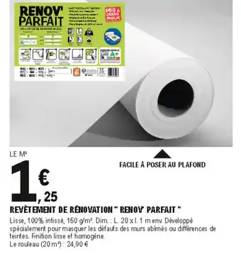 E.Leclerc Brico Revêtement de rénovation renov parfait offre