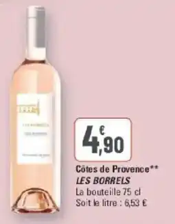 G20 Côtes de provence les borrels offre