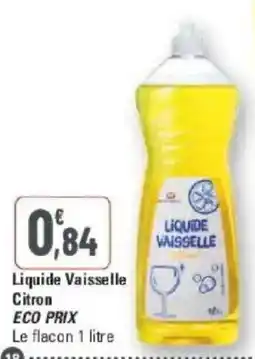 G20 Liquide vaisselle citron eco prix offre