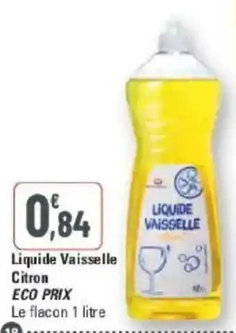 G20 Liquide vaisselle citron eco prix offre