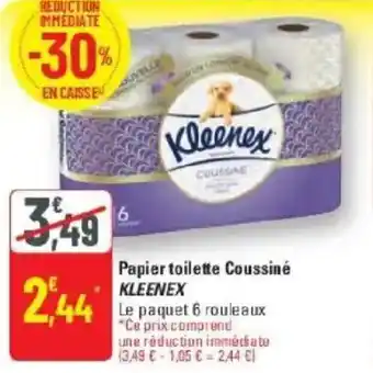 G20 Papier toilette coussiné kleenex offre