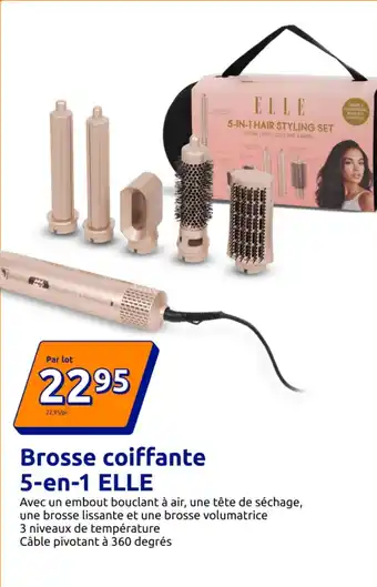 Action ELLE Brosse coiffante 5-en-1 offre