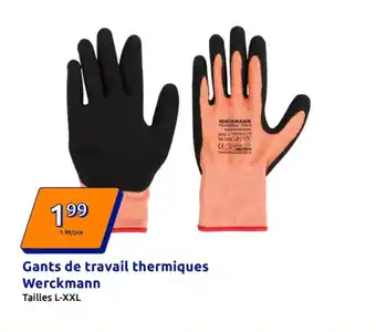 Action WERCKMANN Gants de travail thermiques offre