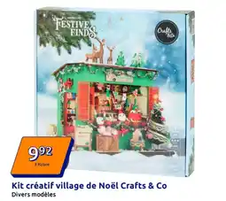 Action Kit créatif village de Noël Crafts & Co offre