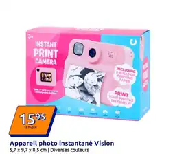 Action Appareil photo instantané Vision offre