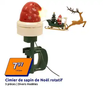 Action Cimier de sapin de Noël rotatif offre