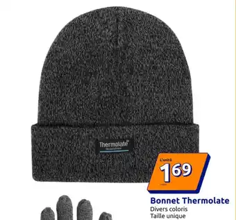 Action Bonnet Thermolate offre