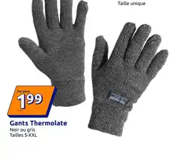 Action Gants Thermolate offre