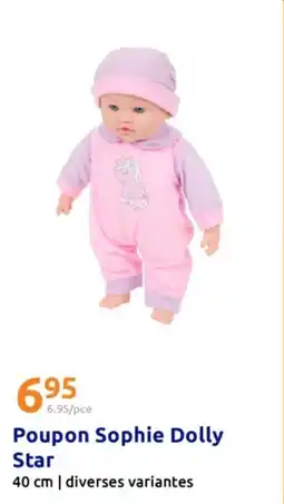 Action Poupon Sophie Dolly Star offre