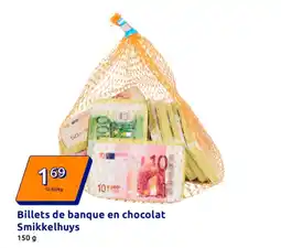 Action Billets de banque en chocolat Smikkelhuys offre