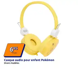 Action Casque audio pour enfant Pokémon offre