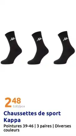 Action Chaussettes de sport Kappa offre