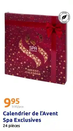 Action Calendrier de l'Avent Spa Exclusives offre