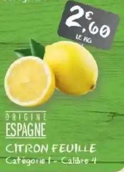 G20 Citron feuille offre