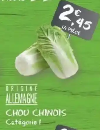 G20 Chou chinois offre