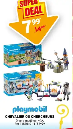 Trafic Chevalier ou chercheurs playmobil offre