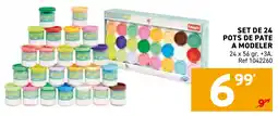 Trafic Set de 24 pots de pate a modeler offre