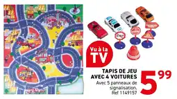Trafic Tapis de jeu avec 4 voitures offre